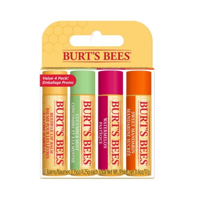 Burt's Bees Freshly Picked Lip Balms (4 x 4.25g)